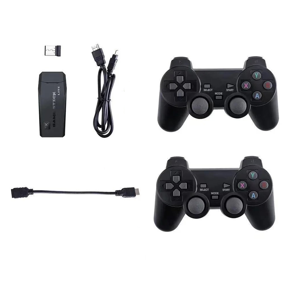 Game Stick™ Retro 10.000 Giochi – Mini Console HDMI con 2 Joystick Wireless & Multiplayer