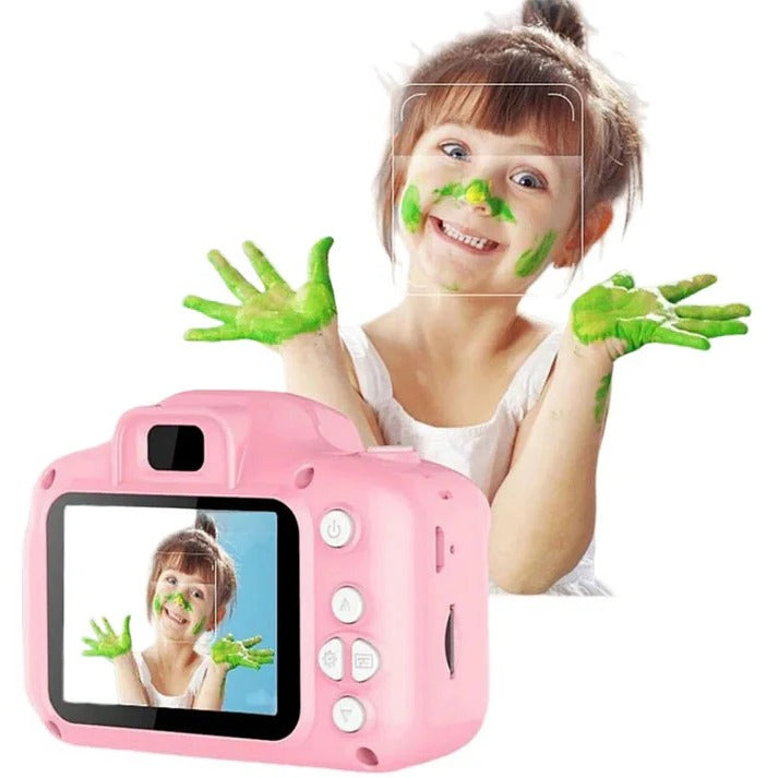 Fotocamera Digitale per Bambini con Doppia Lente e Batteria Ricaricabile