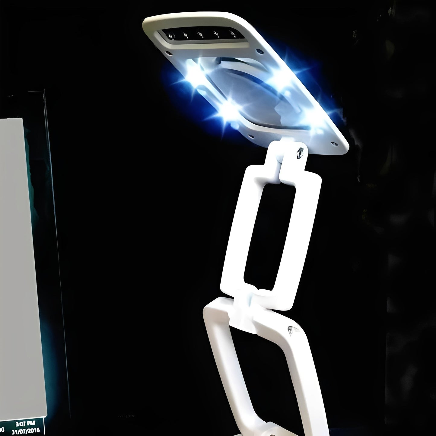 Lente di Ingrandimento da Pavimento Regolabile con Ampia Lente e LED