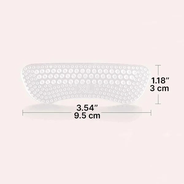 Cuscinetti in silicone per tallone per la vestibilità e il comfort delle scarpe