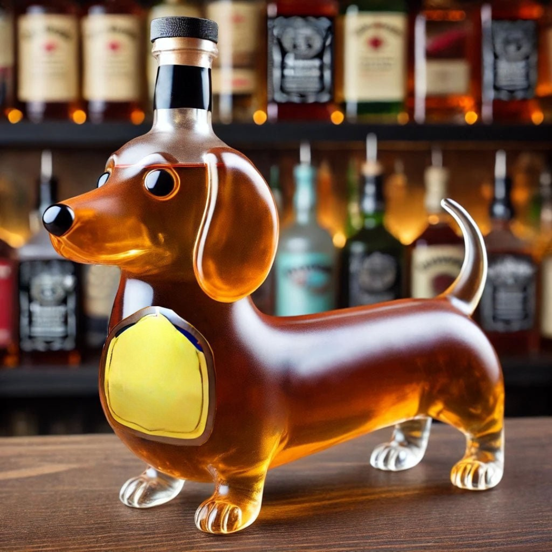 Decanter per Whisky in Vetro – Design Cane