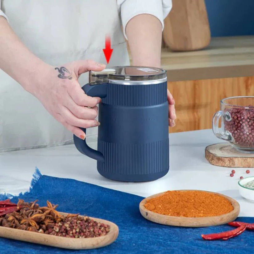 Mulino elettrico compatto per cereali per ottenere farina fresca