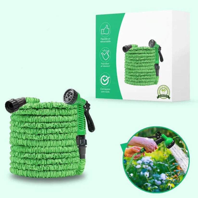Tubo da giardino espandibile e flessibile con 10 impostazioni dell'ugello