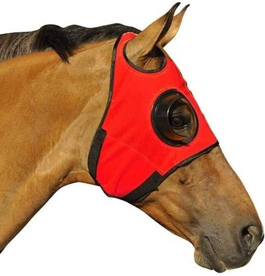 Paraocchi per cavallo con cinghie in pelle regolabili
