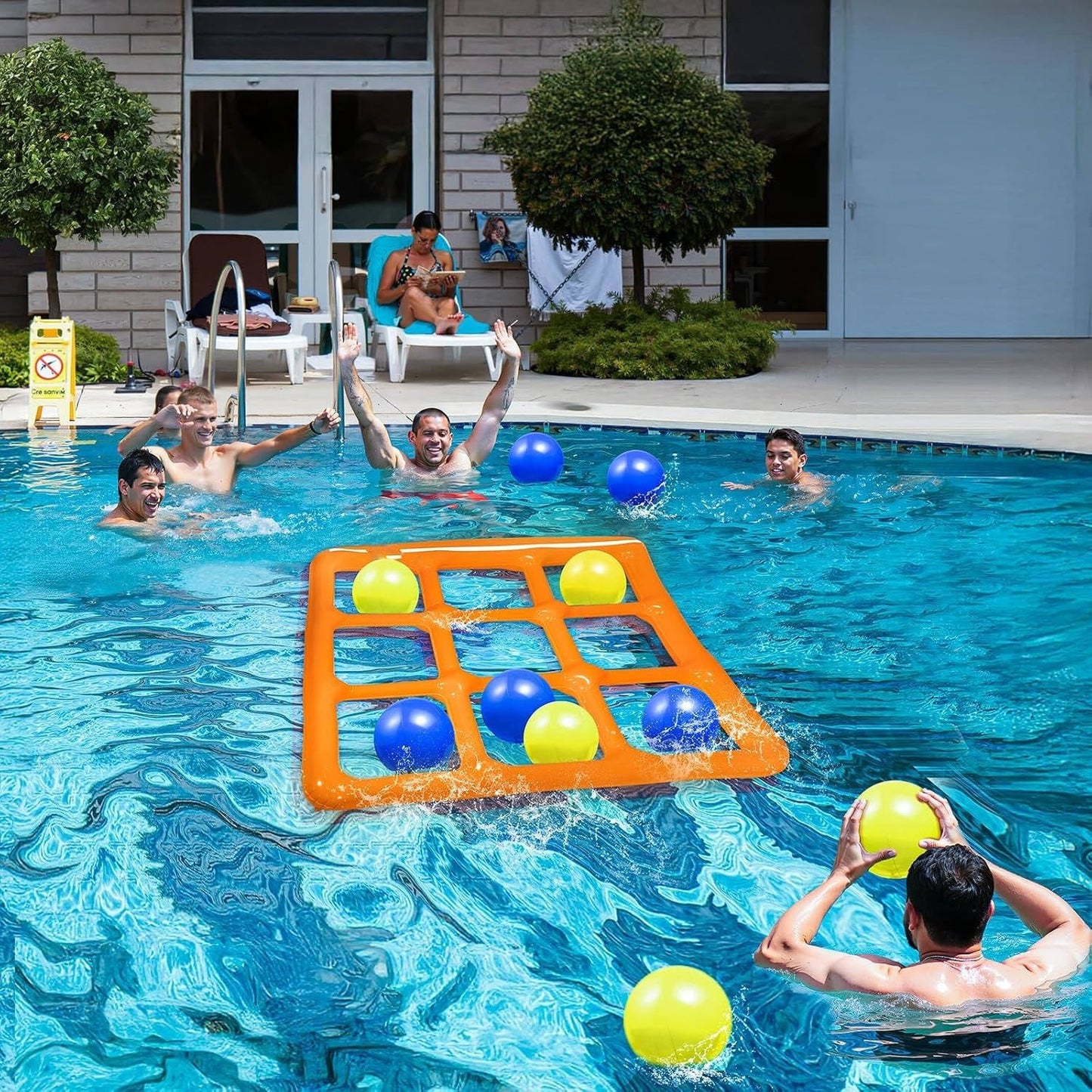 Giochi gonfiabili da piscina per adolescenti e adulti, Tris