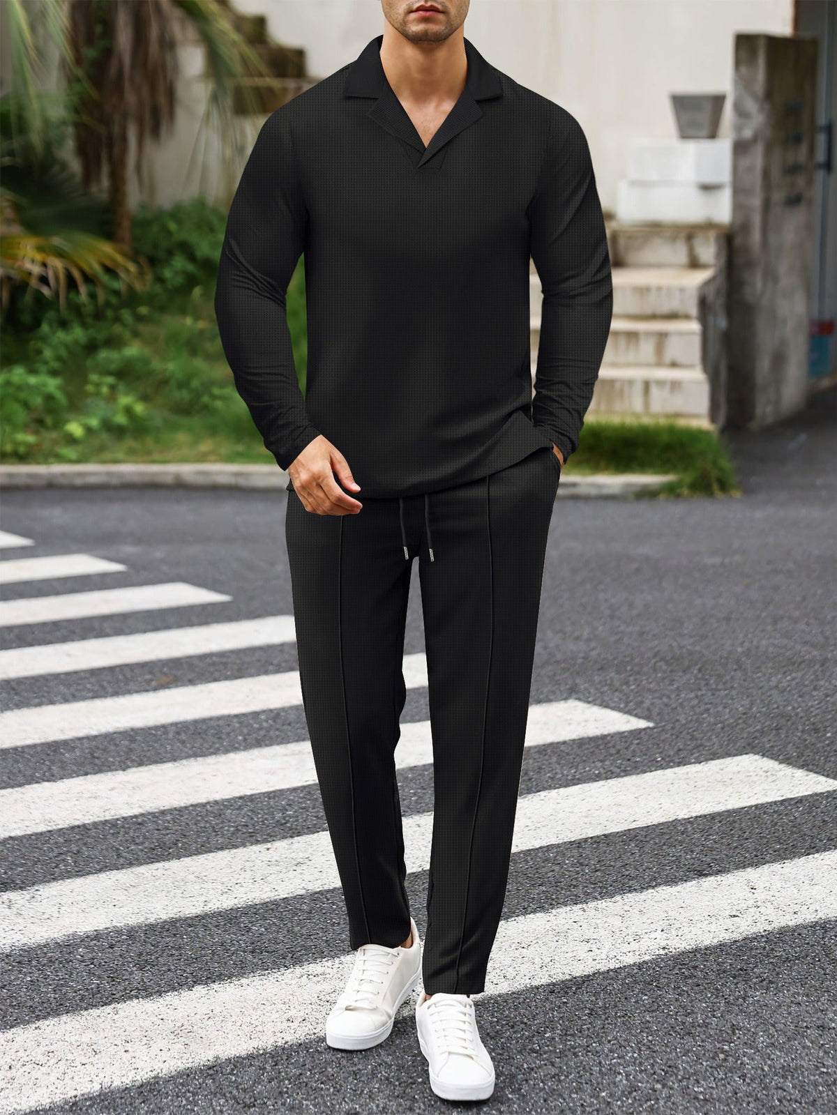 Set Uomo Elegante| Stile Slim e Dettagli Raffinati