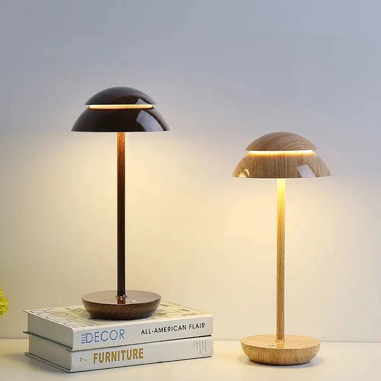 SCANDORA – Lampada da tavolo LED wireless in design nordico con controllo touch