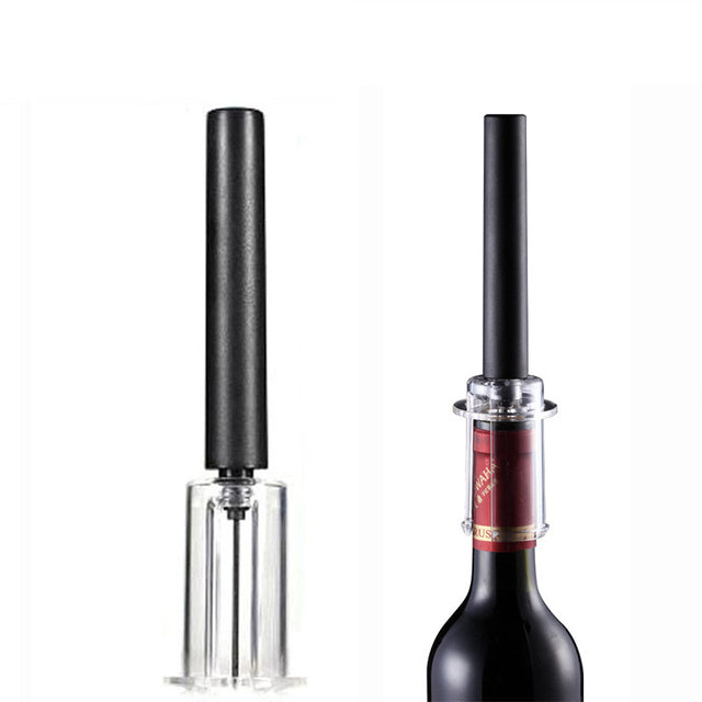 Apribottiglie per vino a pompa ad aria in acciaio inox con ago