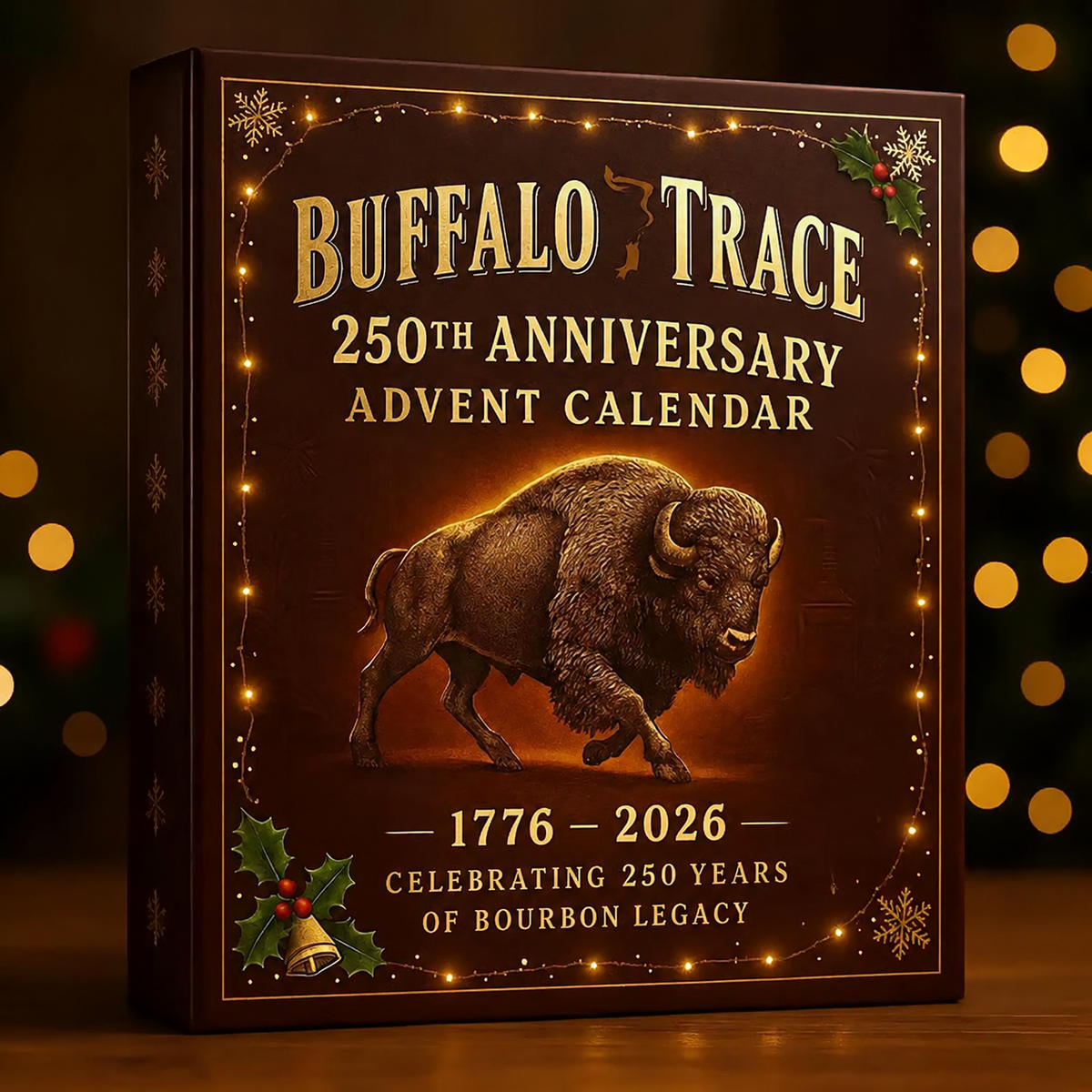 Calendario dell'Avvento Whiskey Bourbon con Ornamenti Regalo Countdown