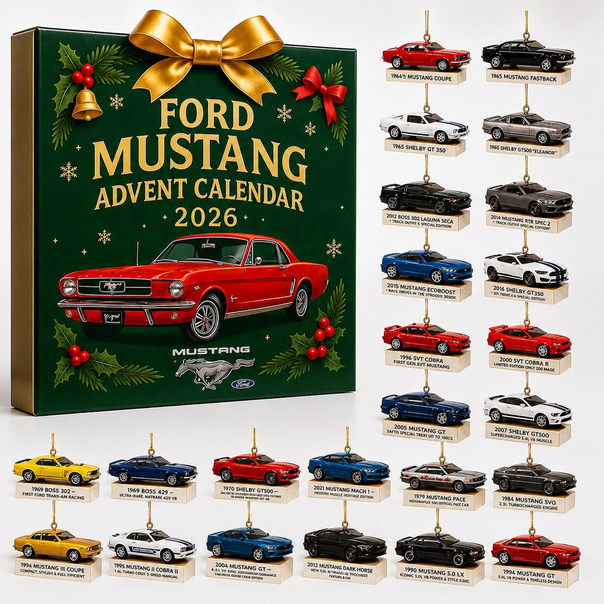 Calendario dell'avvento Mustang 2026