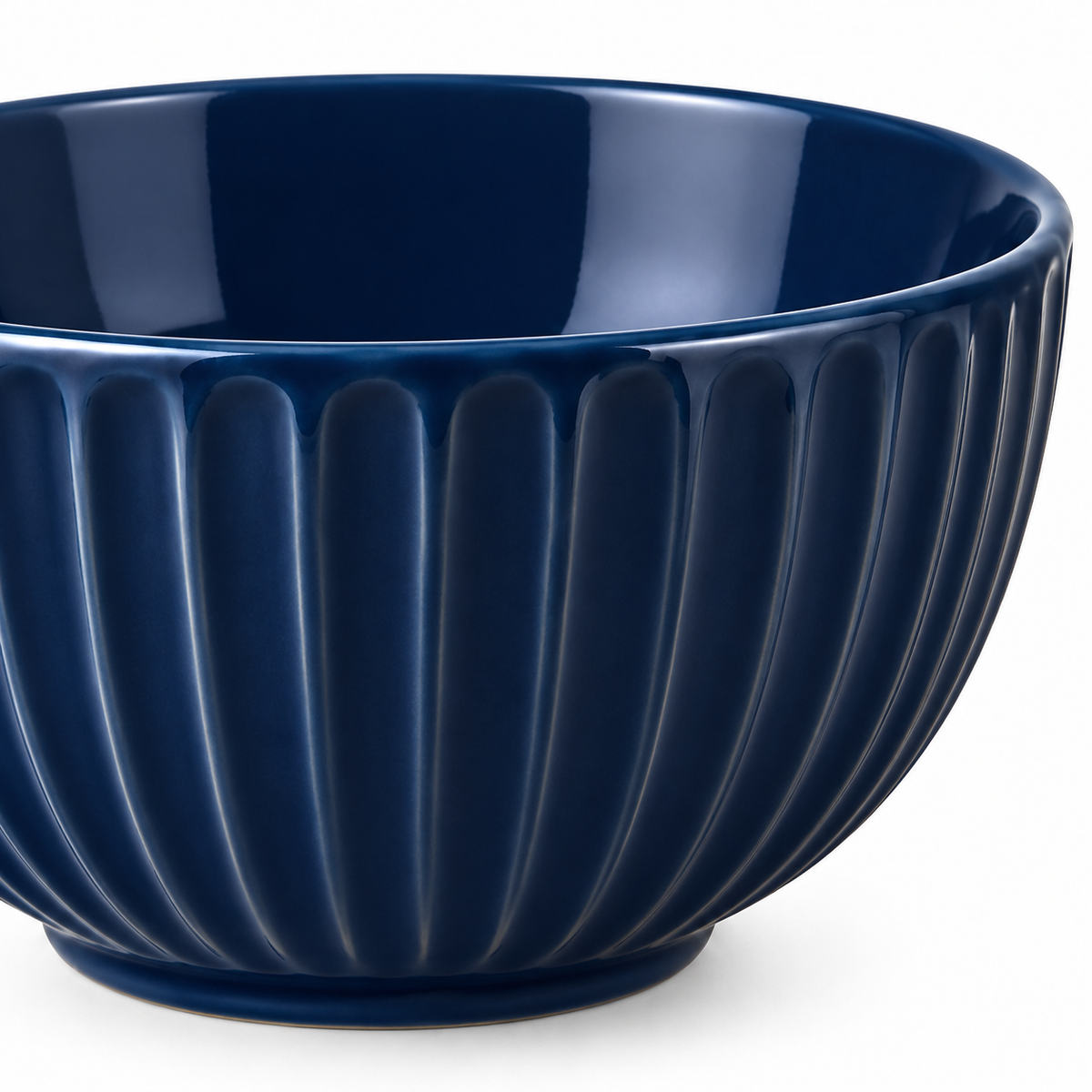 Ciotola in ceramica blu profondo Rassivo 15 cm porzione individuale