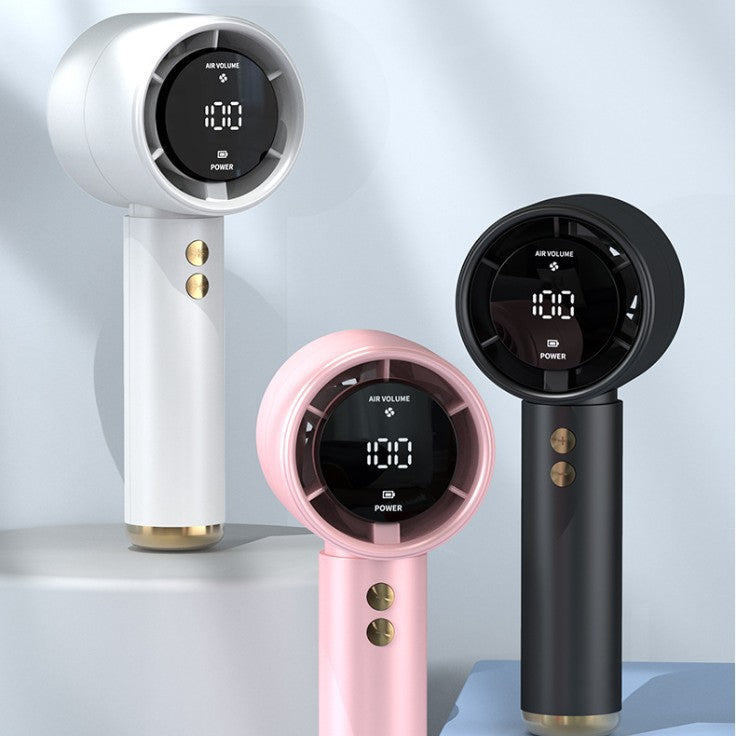 Mini Ventilatore Portatile con Display Digitale Rassivo