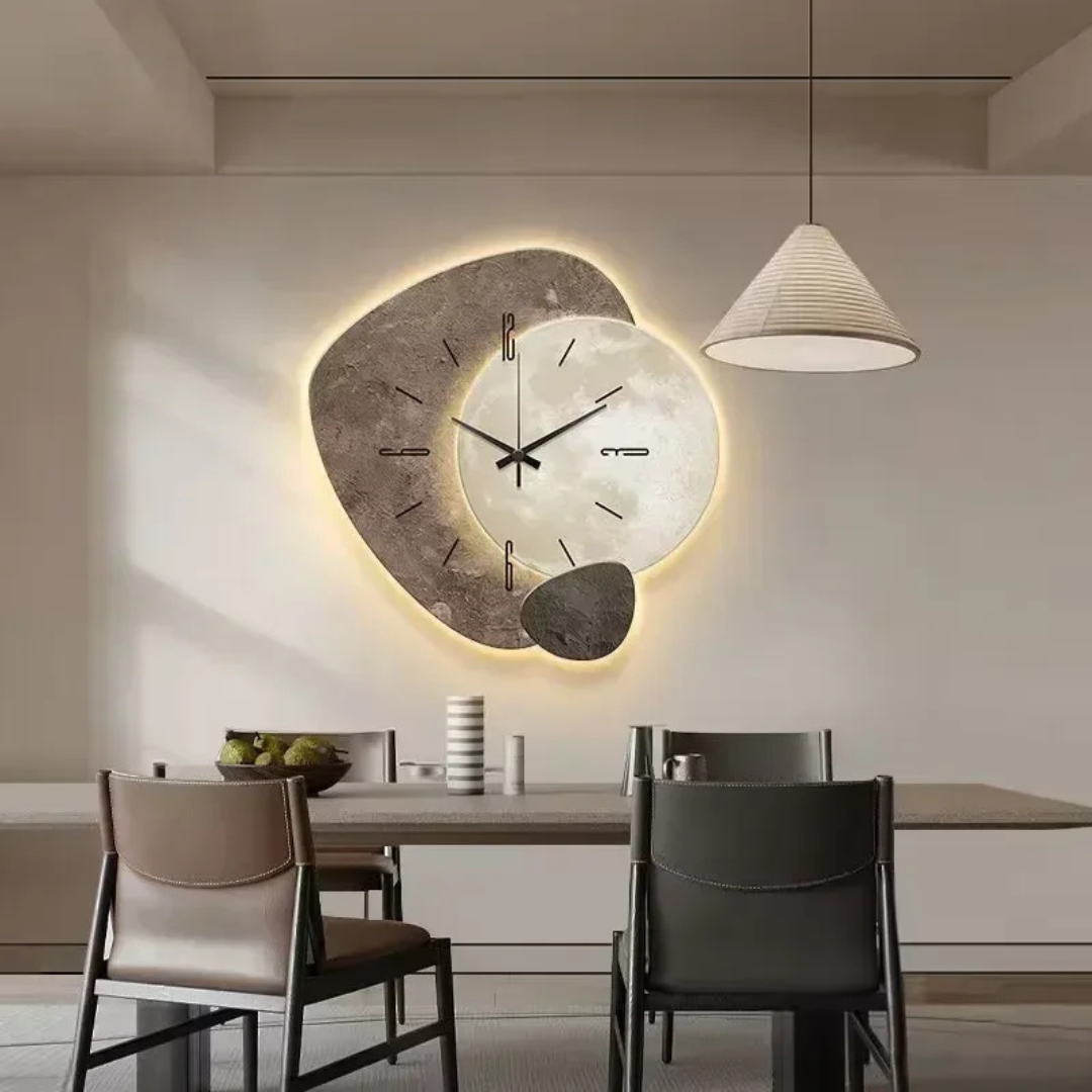 Orologio da parete LED scandinavo per un'eleganza senza tempo