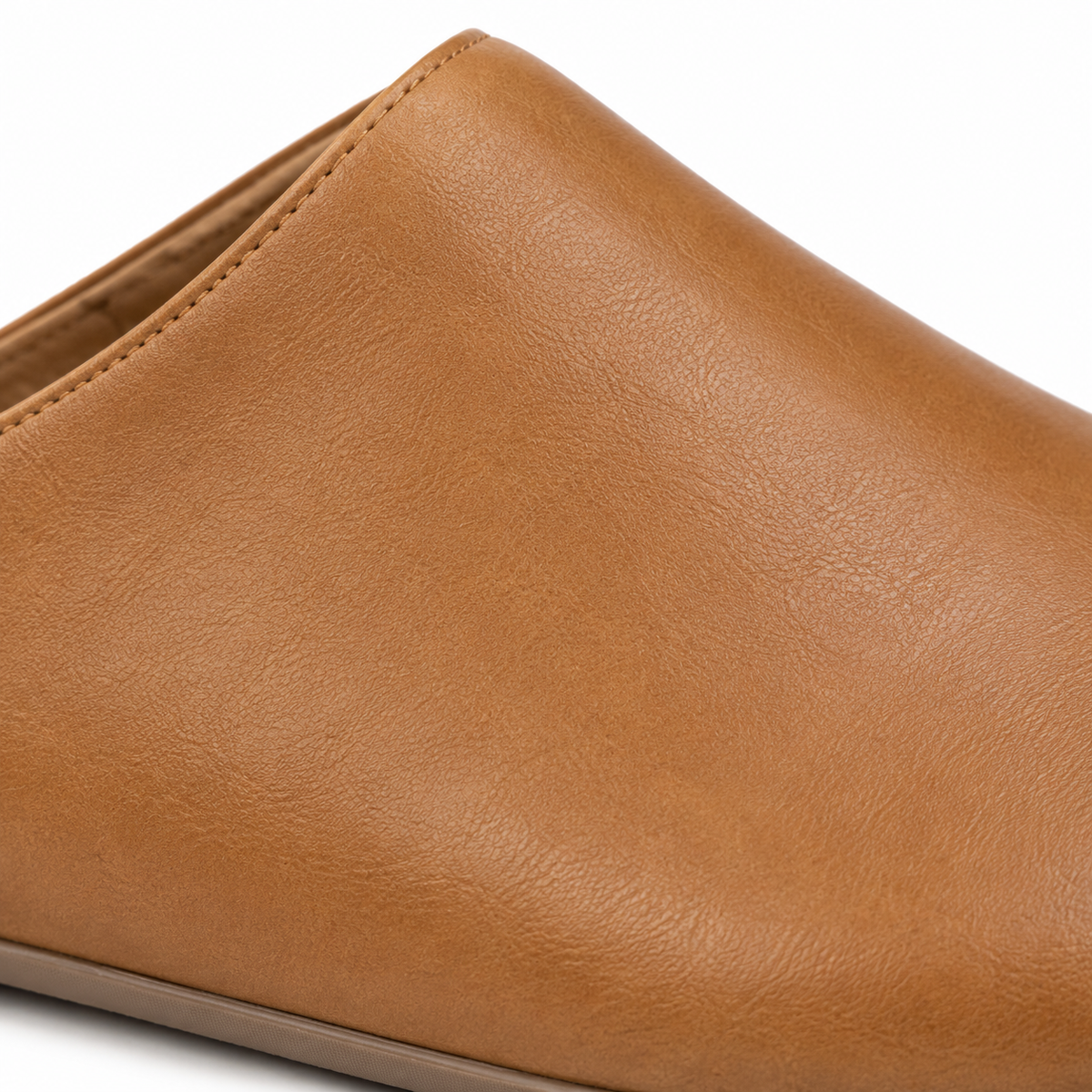 Pantofole da uomo Rassivo slip-on marrone chiaro leggere