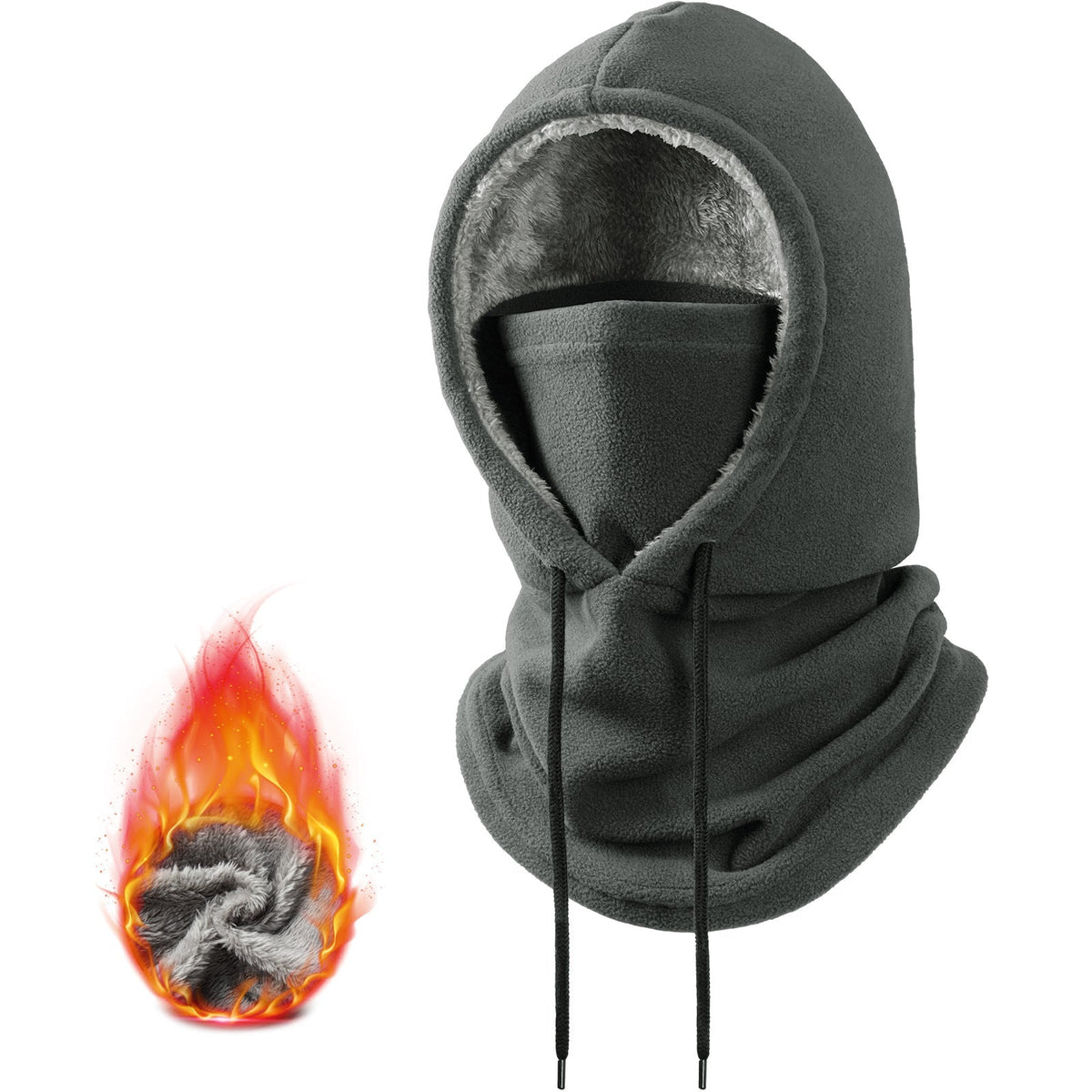 Passamontagna invernale 3 in 1 – antivento; copre testa, collo, viso e orecchie. Vestibilità regolabile per sci, ciclism
