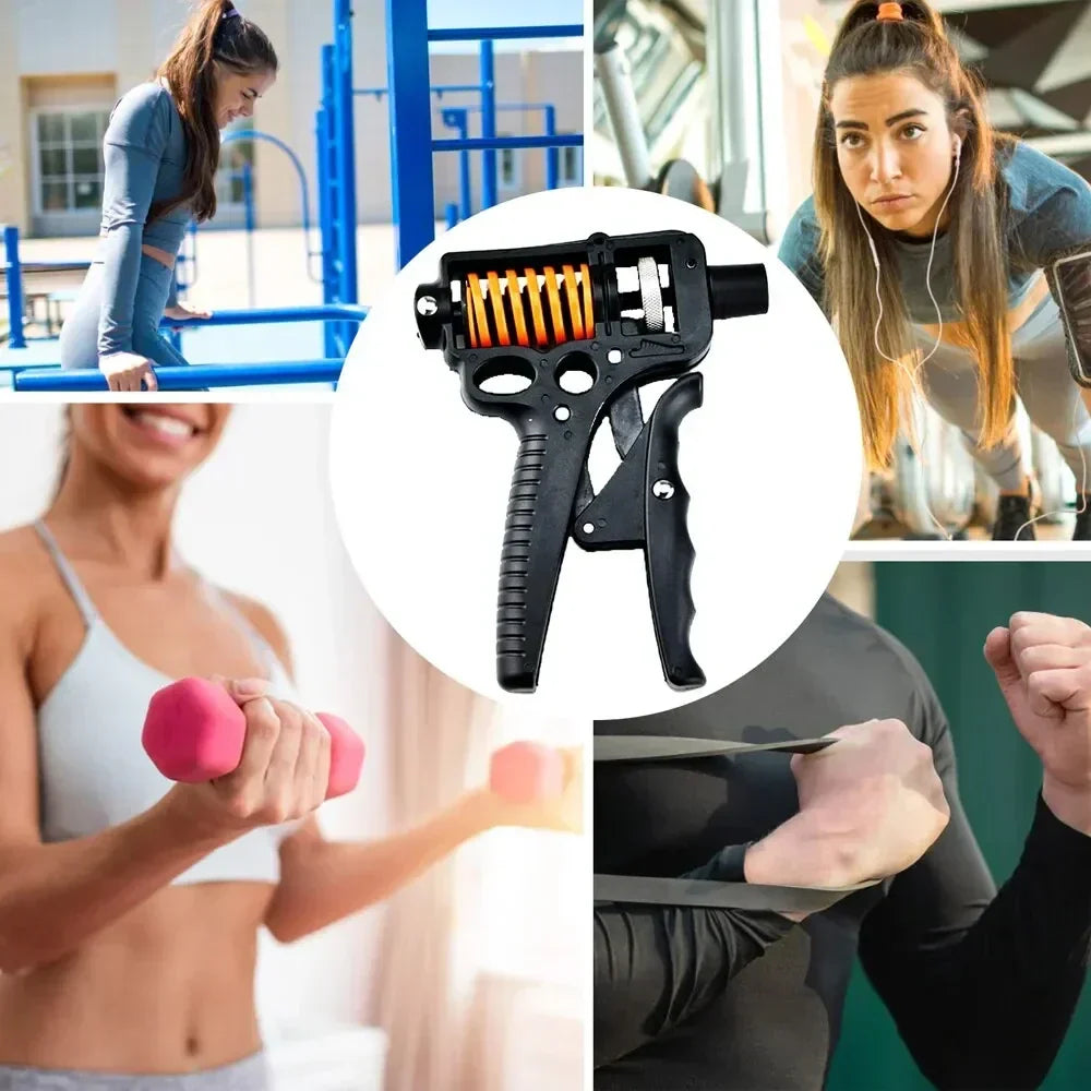Pinza Regolabile per Allenamento Mano 5-165 kg - Espansore Dita per Potenziamento Avambraccio, Polso e Presa