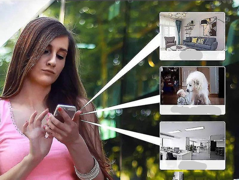 Telecamera Wireless 5G, 1080P HD, Montaggio Facile, Controllo App
