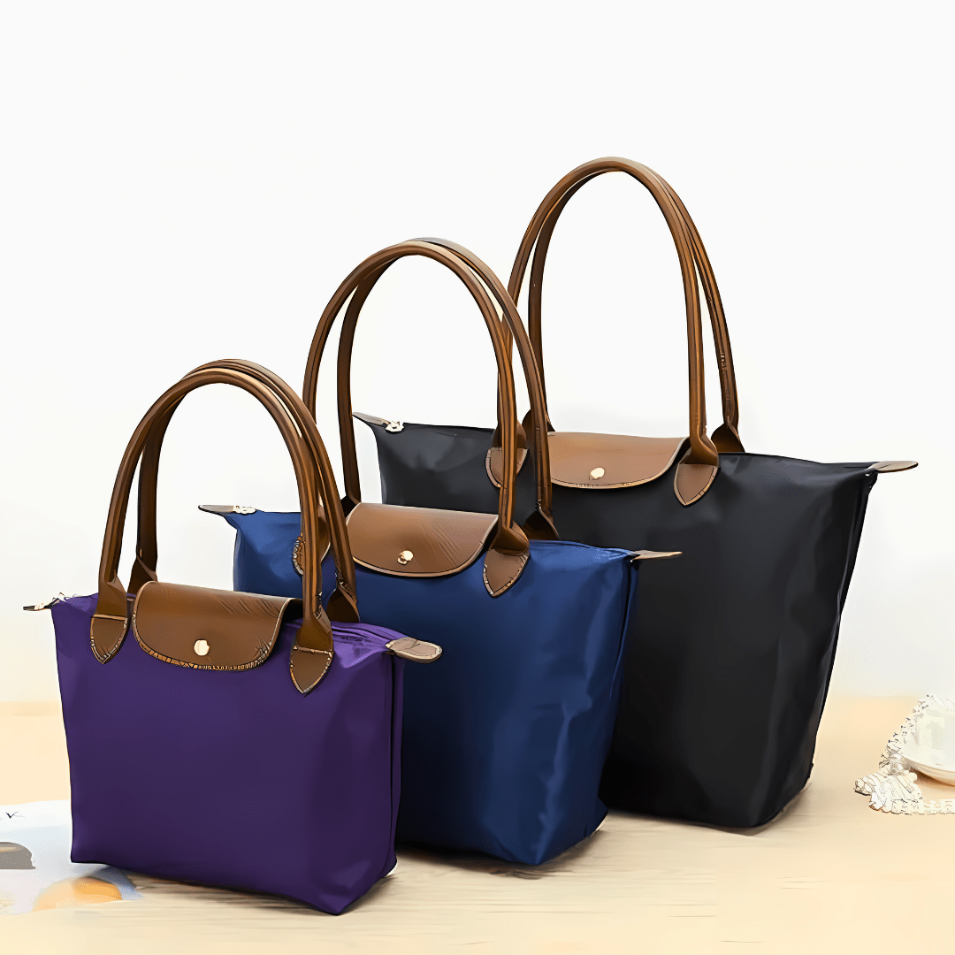 Borsa a tracolla in tessuto Oxford - Borsa a mano Shopper Tote - Rassivo