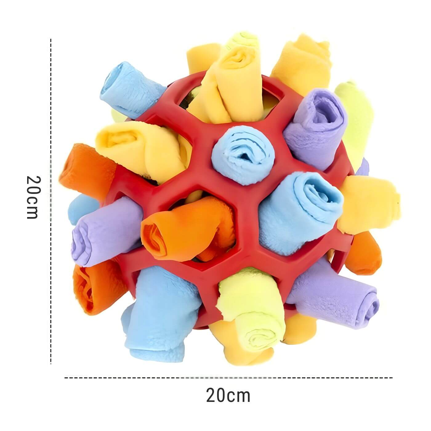 SnuffleJoy Rassivo™ | Palla interattiva da annusare e gioco con snack per cani