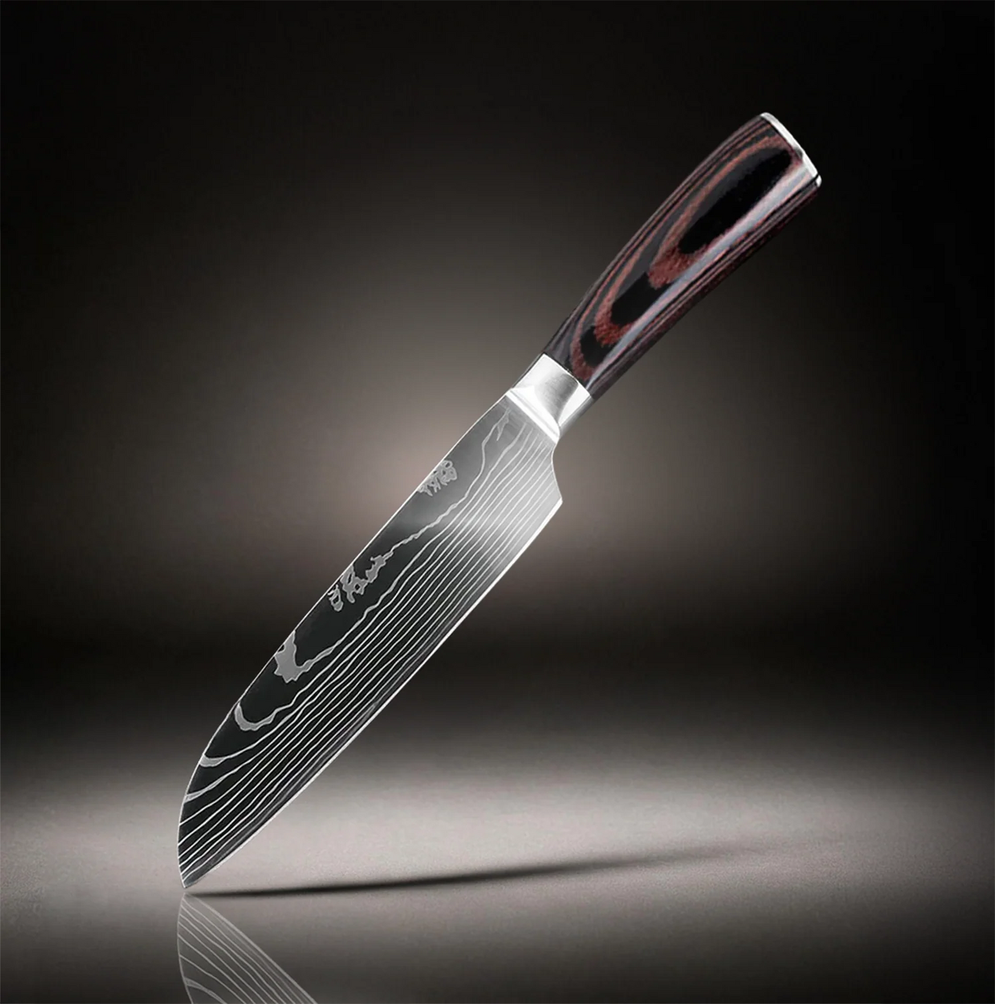 Rassivo – Set di 8 Coltelli da Chef