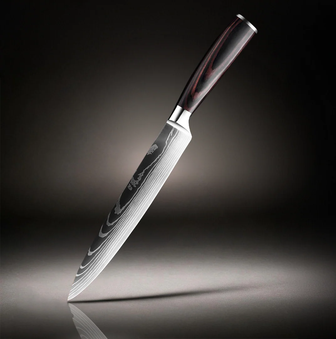 Rassivo – Set di 8 Coltelli da Chef