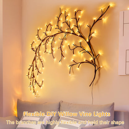 Lampada da parete LED Ramas de Sauce – Illuminazione decorativa con alimentazione USB