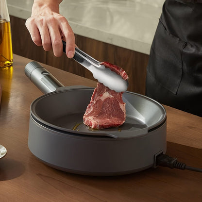 HAUSGOLD - Pinze per griglia e cucina in acciaio inossidabile con manico in silicone, 22,86 cm e 30,48 cm