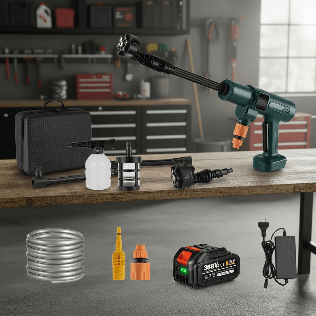 JETSWIFT – Pulitore ad alta pressione portatile per auto e giardino