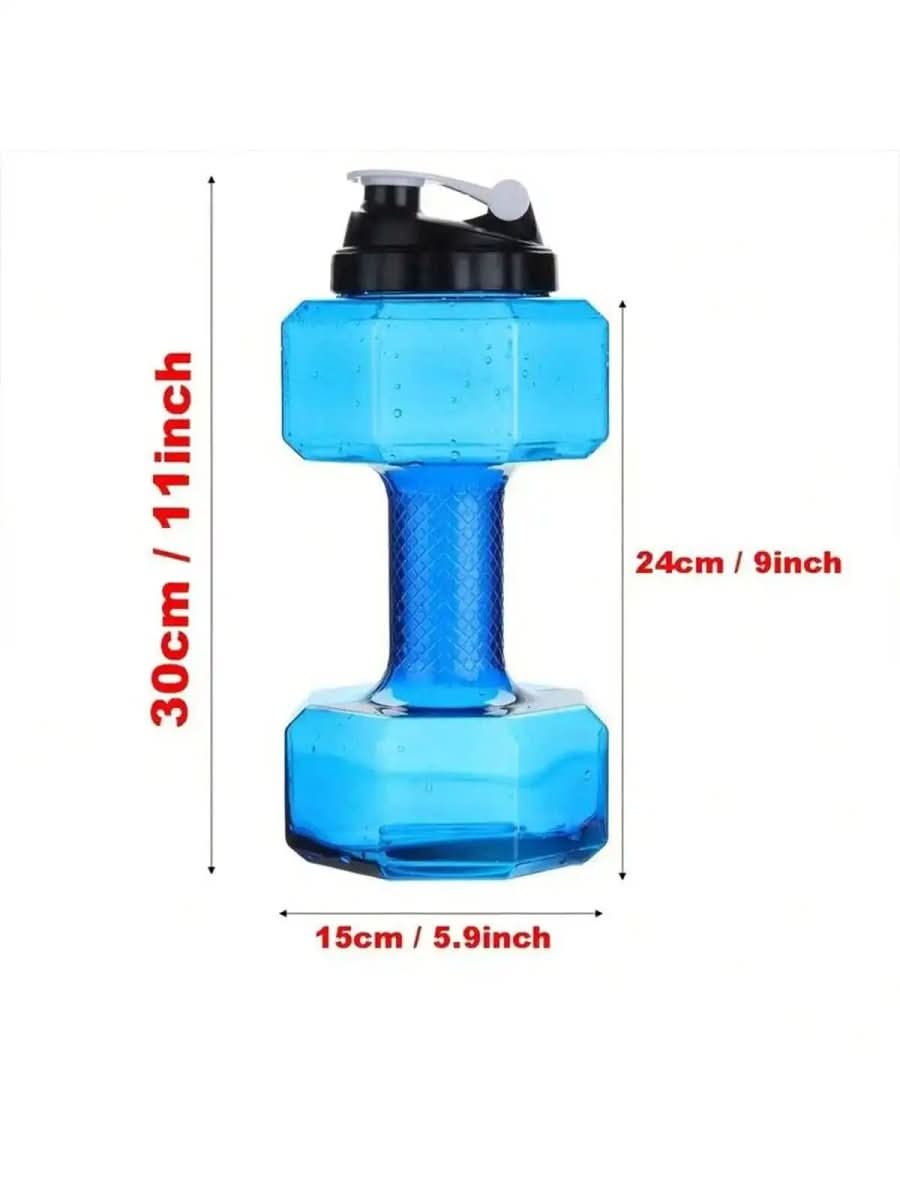 Hydraflex - bottiglia d'acqua a forma di manubrio da 550 ml per il fitness e la vita quotidiana | design 2 in 1