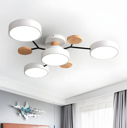 Lampadario a Soffitto Moderno a LED – Flush Mount Chandelier