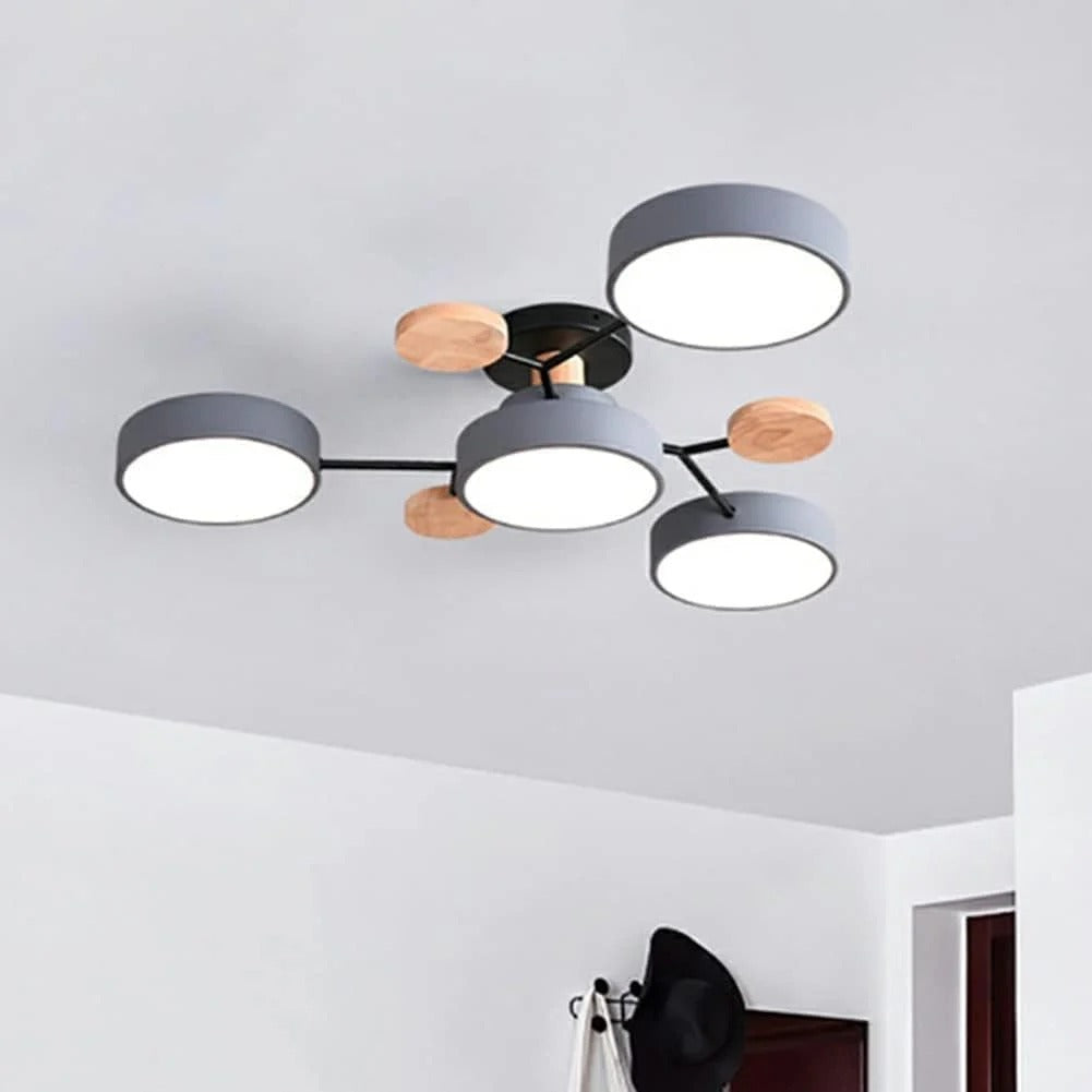 Lampadario a Soffitto Moderno a LED – Flush Mount Chandelier