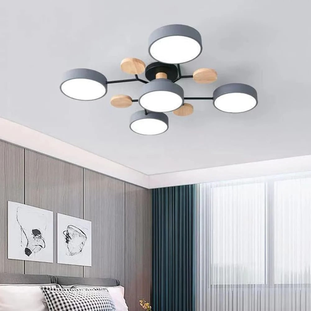 Lampadario a Soffitto Moderno a LED – Flush Mount Chandelier