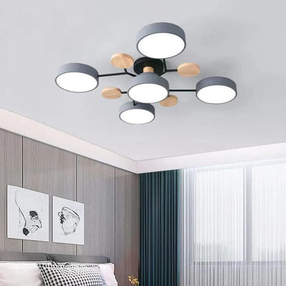 Lampadario a Soffitto Moderno a LED – Flush Mount Chandelier