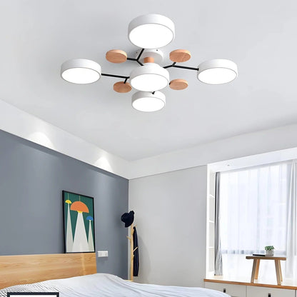 Lampadario a Soffitto Moderno a LED – Flush Mount Chandelier