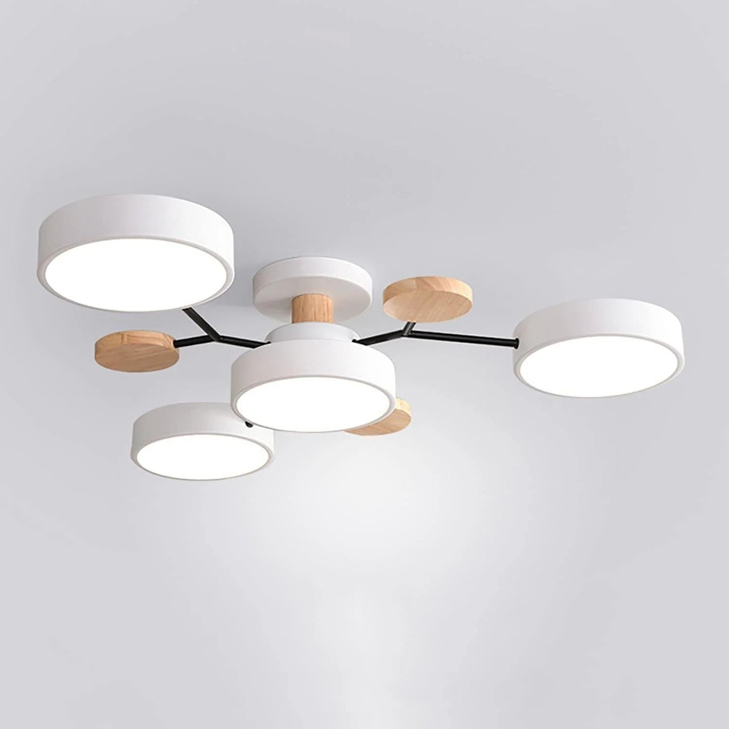 Lampadario a Soffitto Moderno a LED – Flush Mount Chandelier