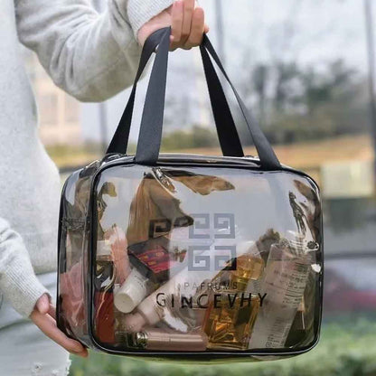 Organizzatore trasparente per necessaire da viaggio