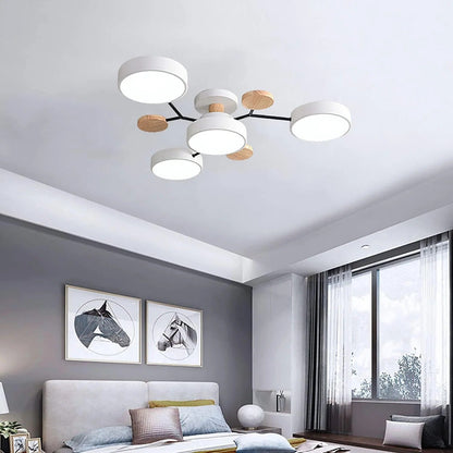 Lampadario a Soffitto Moderno a LED – Flush Mount Chandelier