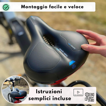 CloudComfort Pro – Sella da Bici Morbida come una Nuvola