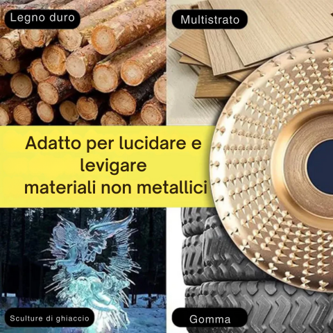 Dischi per smerigliatrice angolare per legno – Tagliare, modellare & levigare (3 pezzi)