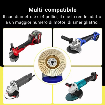 Dischi per smerigliatrice angolare per legno – Tagliare, modellare & levigare (3 pezzi)