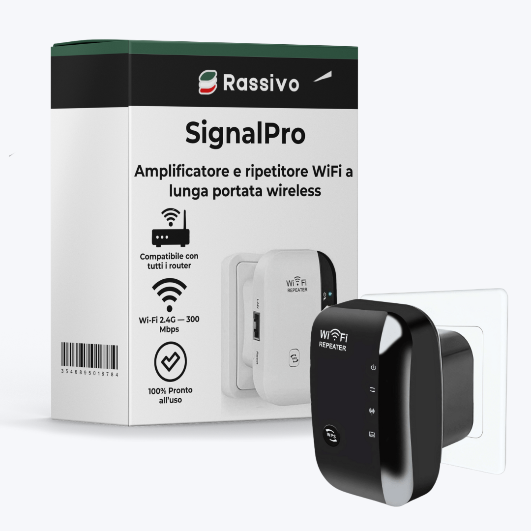 Amplificatore e Ripetitore WiFi Potente - Signal Pro