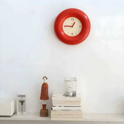 Orologio da Parete a Forma di Bagel