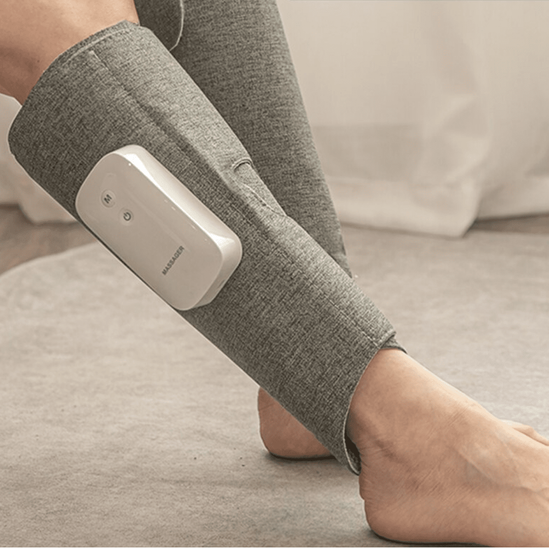 Legase - Massaggiatore per gambe senza fili con compressione ad aria e funzione di riscaldamento per il rilassamento e una migliore circolazione sanguigna