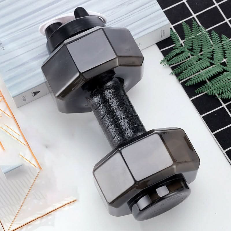 Hydraflex - bottiglia d'acqua a forma di manubrio da 550 ml per il fitness e la vita quotidiana | design 2 in 1