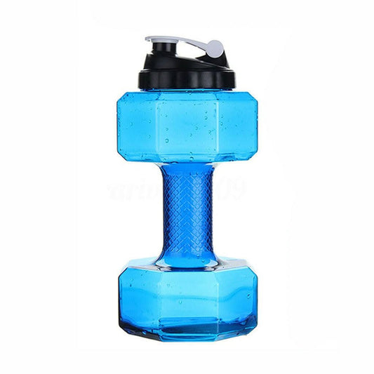 Hydraflex - bottiglia d'acqua a forma di manubrio da 550 ml per il fitness e la vita quotidiana | design 2 in 1