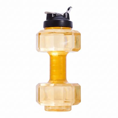 Hydraflex - bottiglia d'acqua a forma di manubrio da 550 ml per il fitness e la vita quotidiana | design 2 in 1