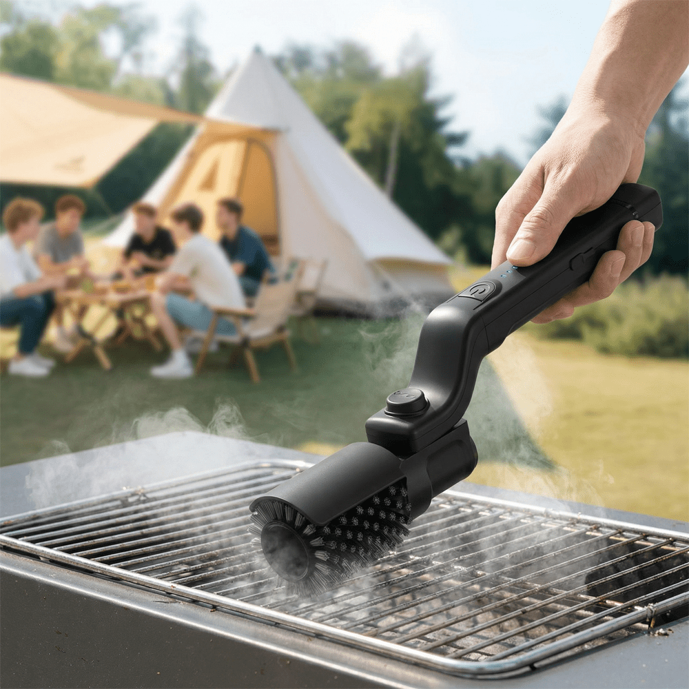 BBQTORQUE – Strumento di pulizia elettrico per la griglia con 3 velocità