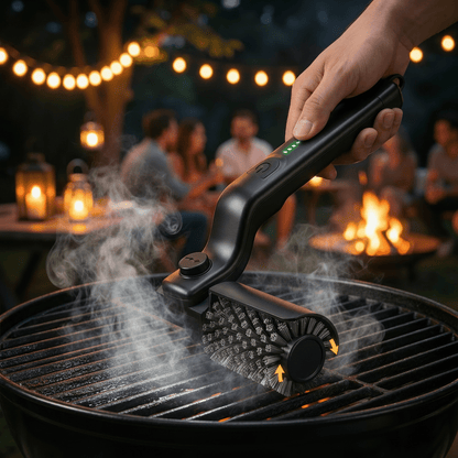 BBQTORQUE – Strumento di pulizia elettrico per la griglia con 3 velocità