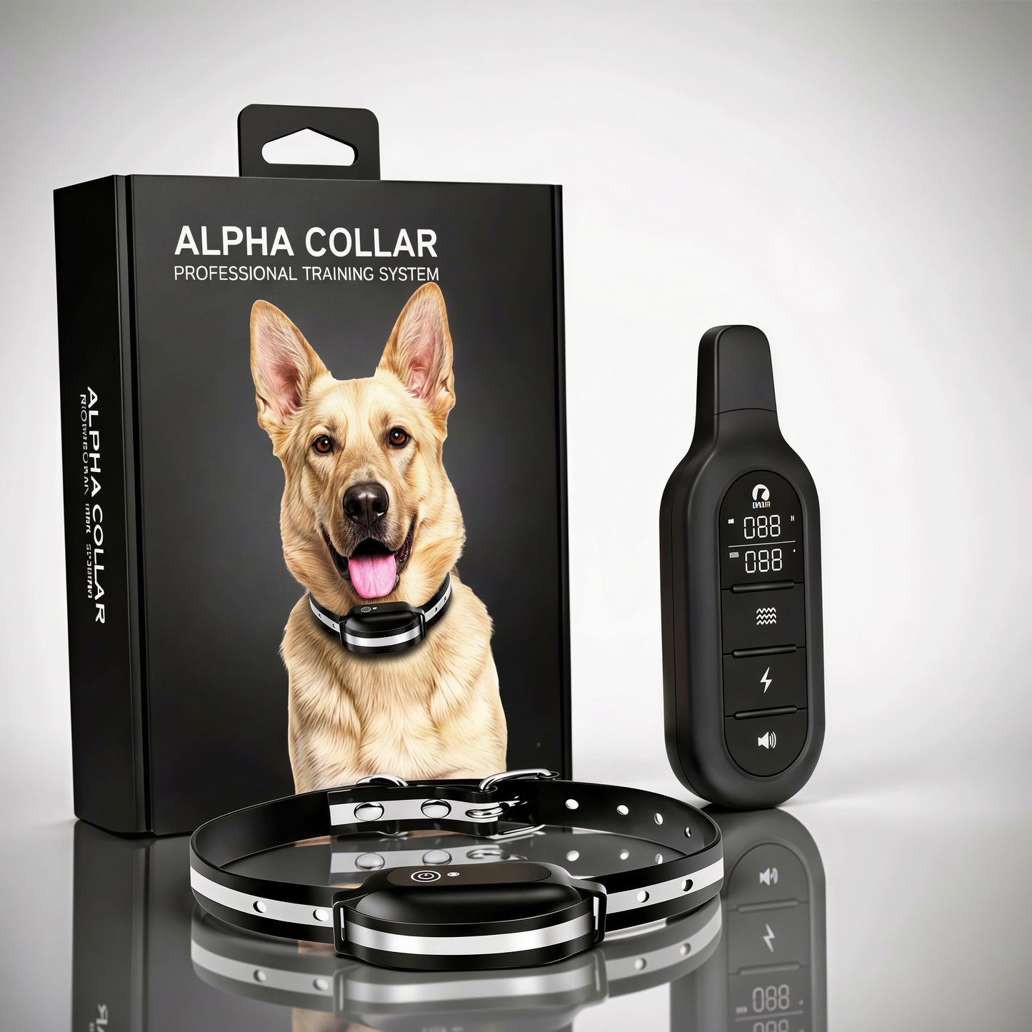 Collare Elettrico per Cani con Telecomando Impermeabile e 16 Livelli di Shock per Addestramento Efficace fino a 1000m