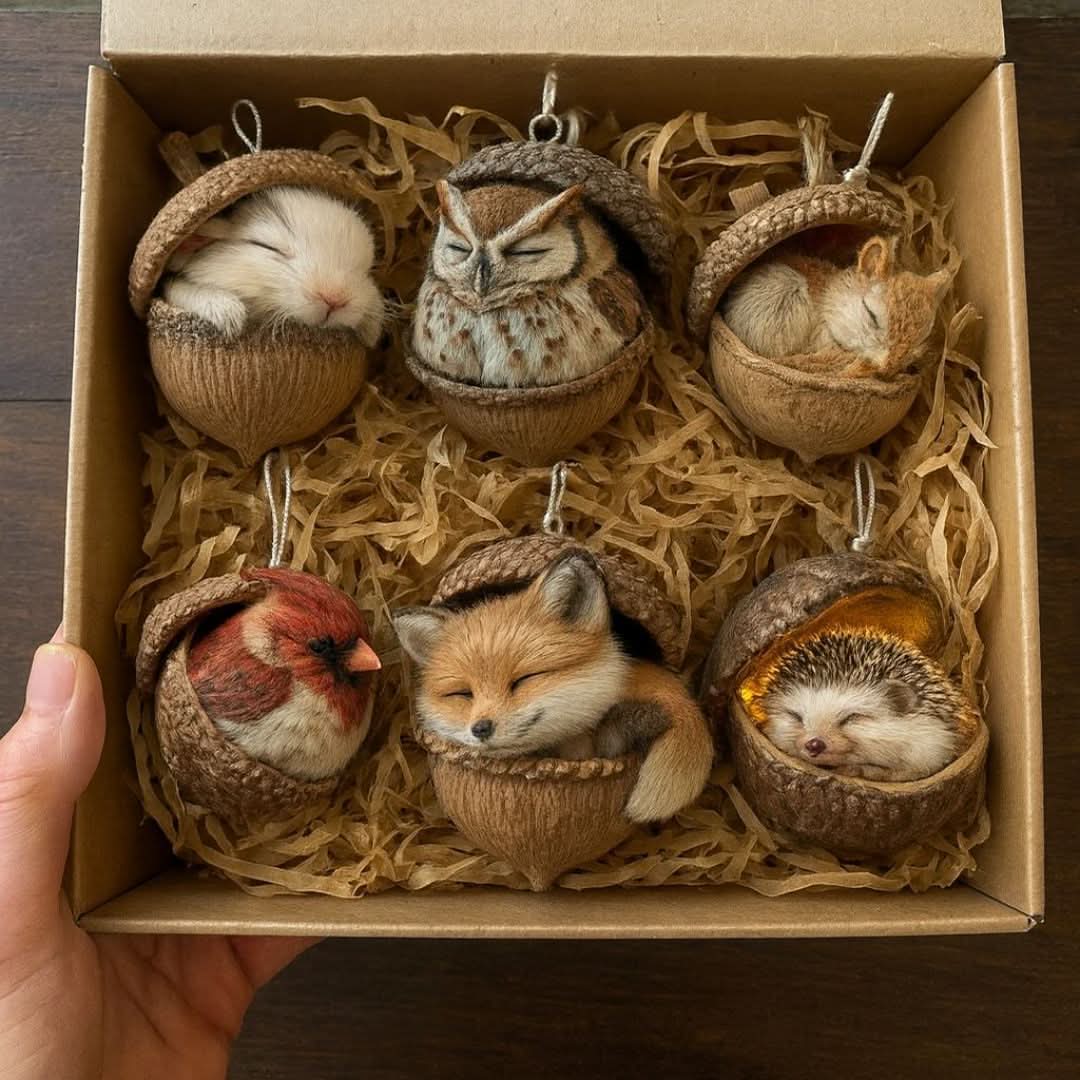 FORESTDREAM – Dolcissima figurina degli amici della foresta che dormono